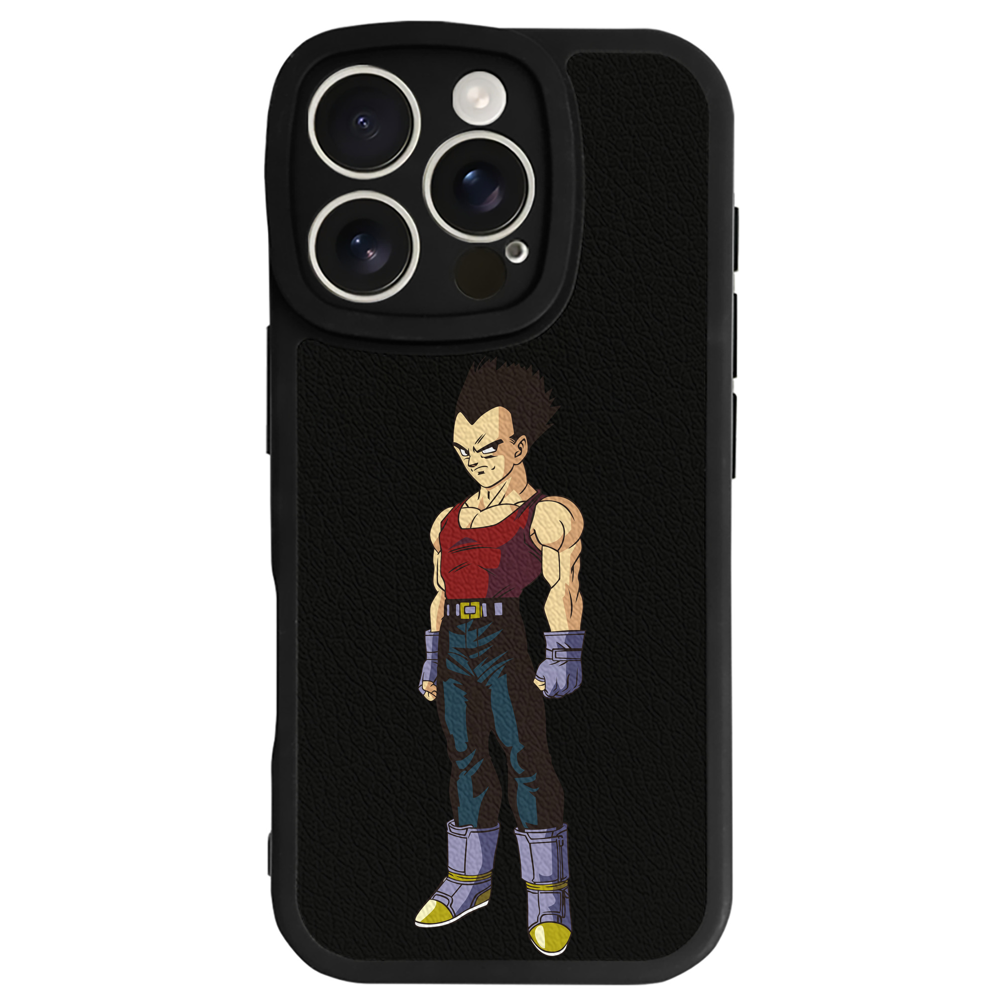 （画像用） ドラゴンボール ベジータ四世（Bejīta Yonsei）DRAGON BALL Vegeta IV 【iPhone 16シリーズ対応】シリコンスマホケース（レザー調） 材質：シリコン